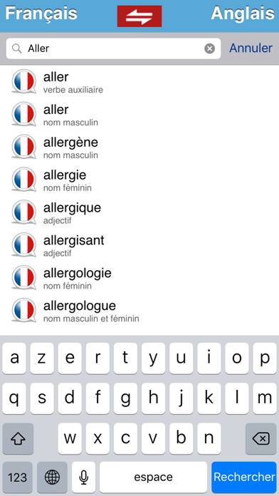 English / French dictionary Schermata dell'app #3