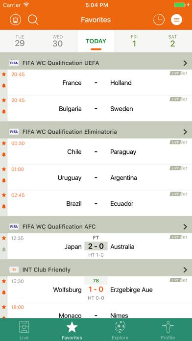 Futbol24 soccer livescore app App screenshot #3