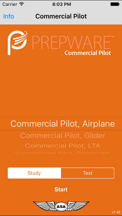 Prepware Commercial Pilot Captura de pantalla de la aplicación #1