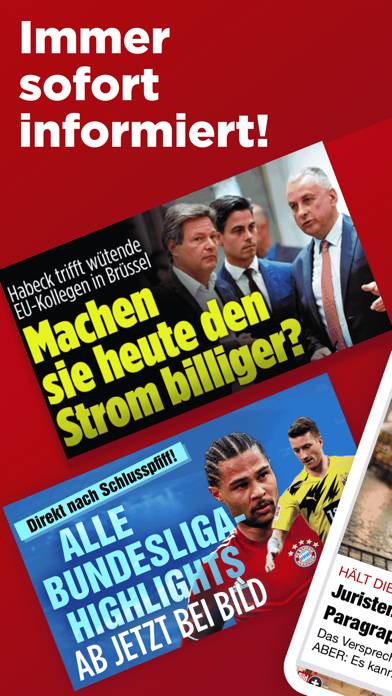 BILD News App-Screenshot #1