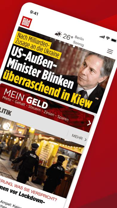 BILD News App-Screenshot