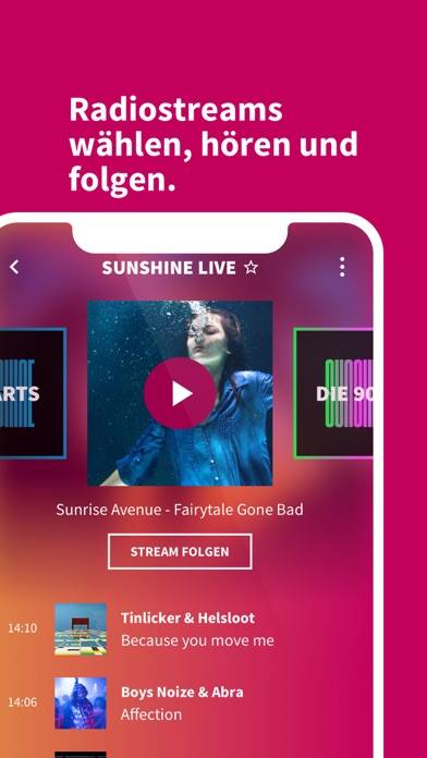 Radio sunshine live App-Screenshot #3