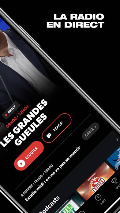 RMC Radio: podcast, info, foot Capture d'écran de l'application #3