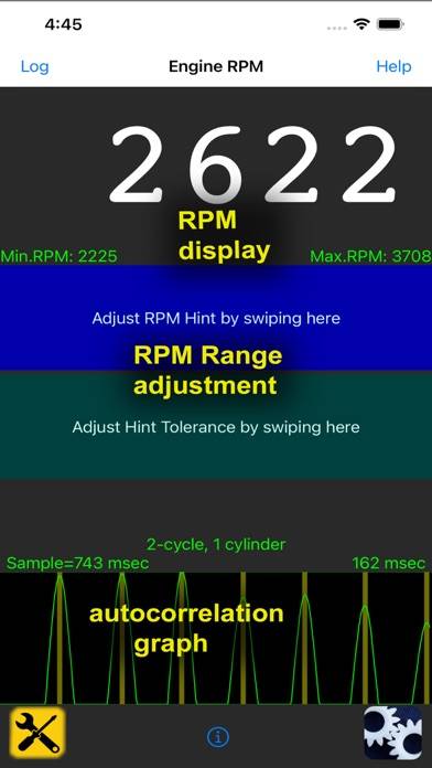 Engine RPM Schermata dell'app #1