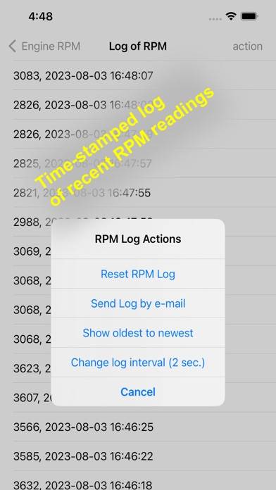 Engine RPM Schermata dell'app #3