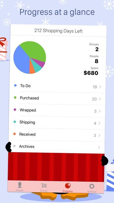 The Christmas List Captura de pantalla de la aplicación #4