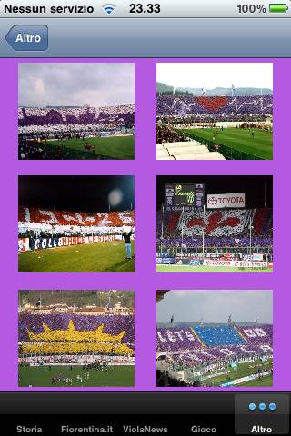 Mondo Viola immagine dello schermo