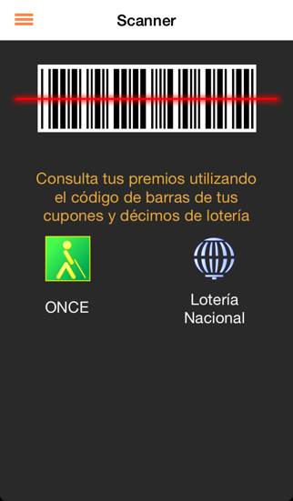 Lotería , Sorteos y Cupón ONCE con scanner para códigos de barras. Lotería Navidad Captura de pantalla de la aplicación #3