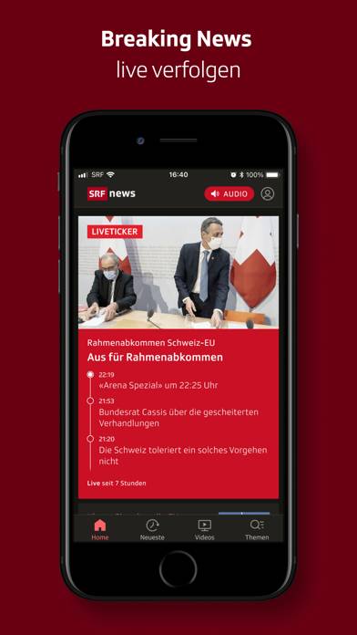 SRF News App screenshot