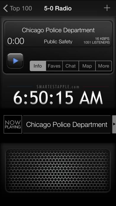 5-0 Radio Pro Police Scanner Schermata dell'app #2