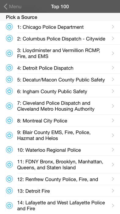 5-0 Radio Pro Police Scanner Schermata dell'app #5