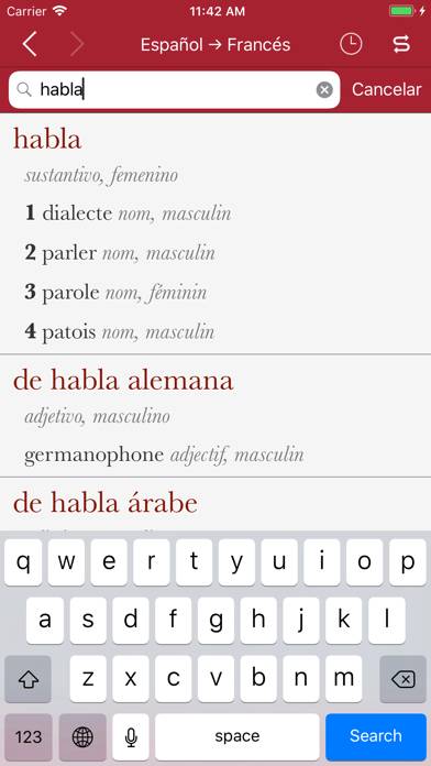 Accio: French-Spanish App preview #1