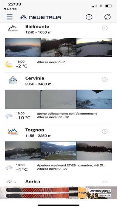 Neve e Sci Schermata dell'app #1
