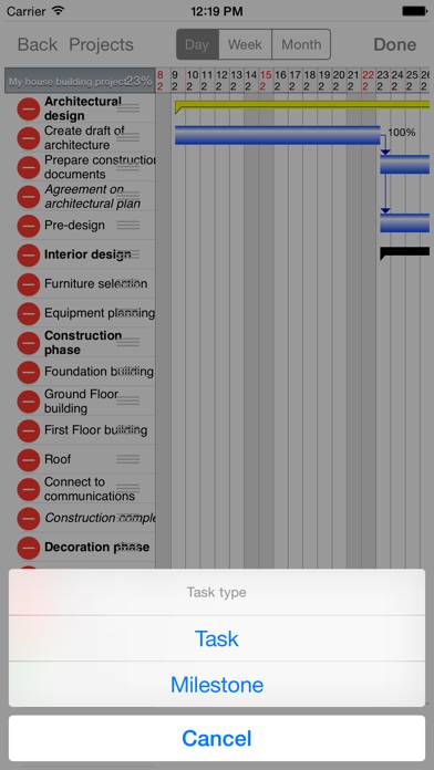 Project Planner Capture d'écran de l'application #5