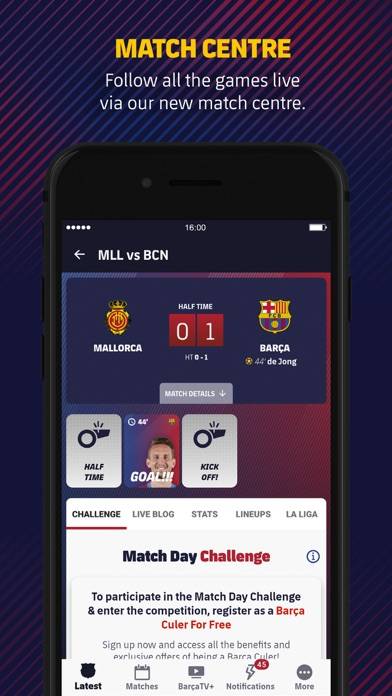 FC Barcelona Official App App skärmdump #4
