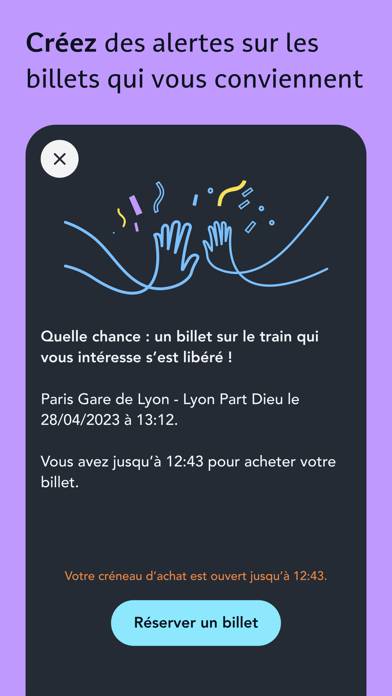 SNCF Connect: Trains & trajets Capture d'écran de l'application #6