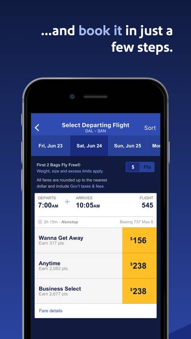 Southwest Airlines App screenshot #2