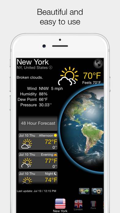 Real Weather Forecast Скриншот приложения #1