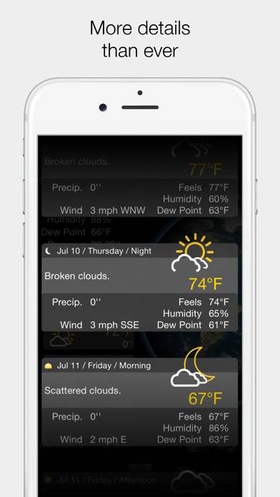 Real Weather Forecast Скриншот приложения #2