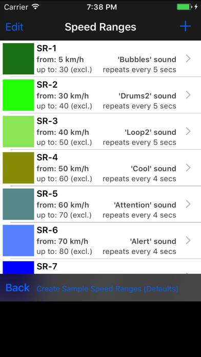 AudibleSpeed GPS Speed Monitor App screenshot #4