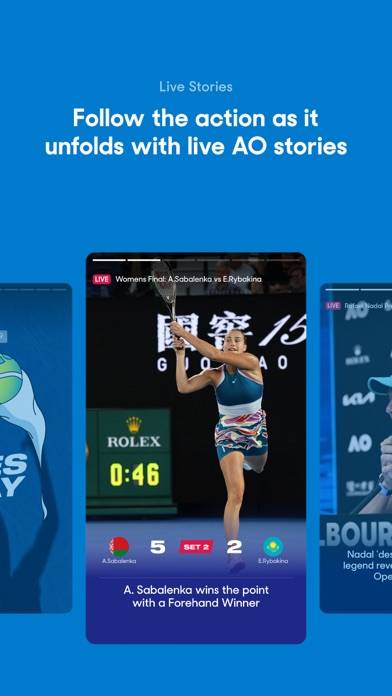 Australian Open Tennis 2024 Schermata dell'app #4