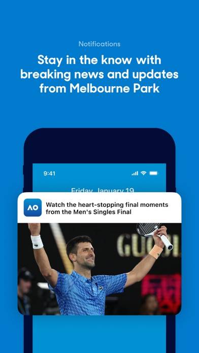 Australian Open Tennis 2024 Schermata dell'app #6