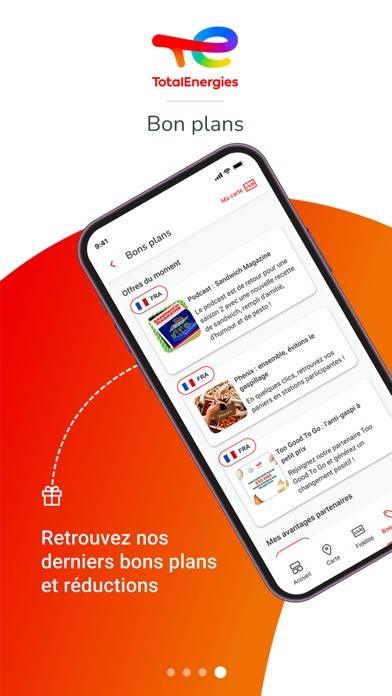 Services Capture d'écran de l'application