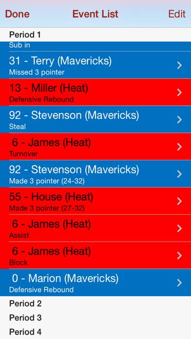 HoopStats Basketball Scoring App screenshot #3