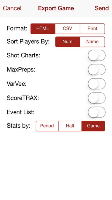 HoopStats Basketball Scoring Captura de pantalla de la aplicación #5