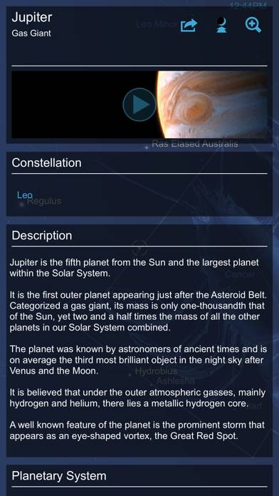 Star Chart App screenshot