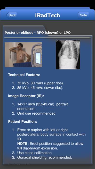 IRadTech App screenshot