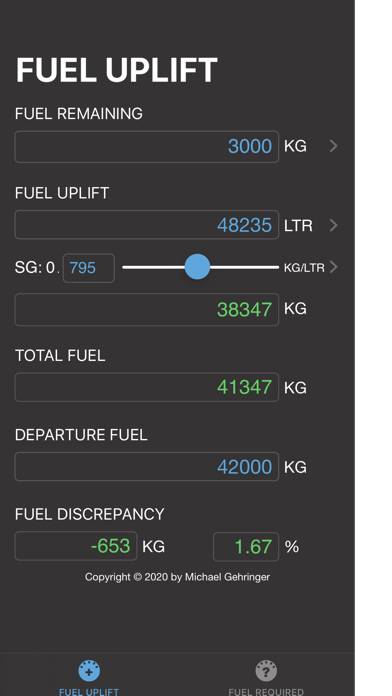 Fuel Uplift Schermata dell'app #2