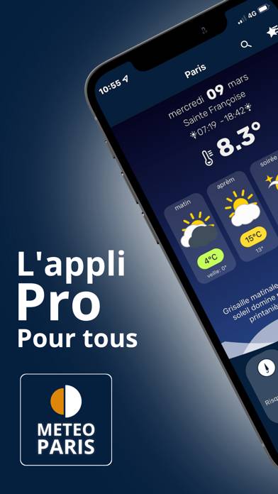 Météo Paris Schermata dell'app #1