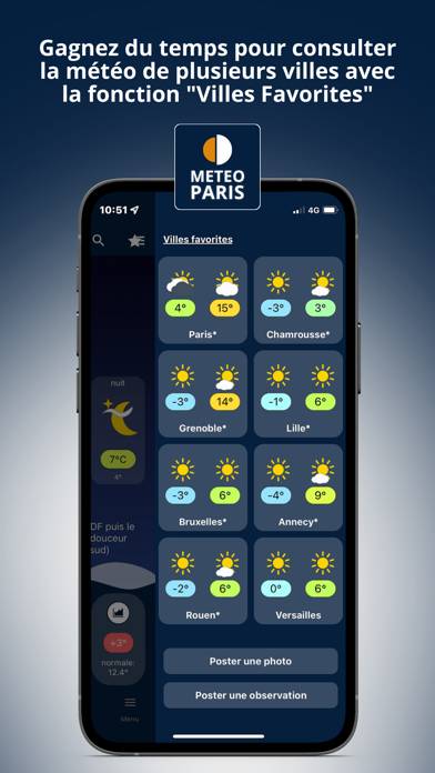 Météo Paris Schermata dell'app #4