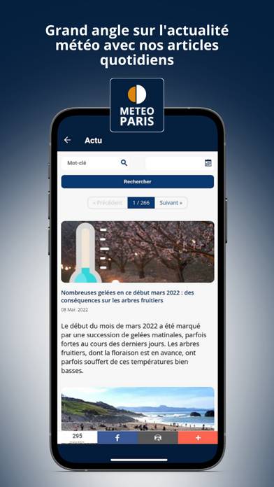 Météo Paris Schermata dell'app