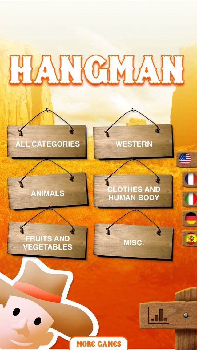 Hangman for kids Captura de pantalla de la aplicación #2