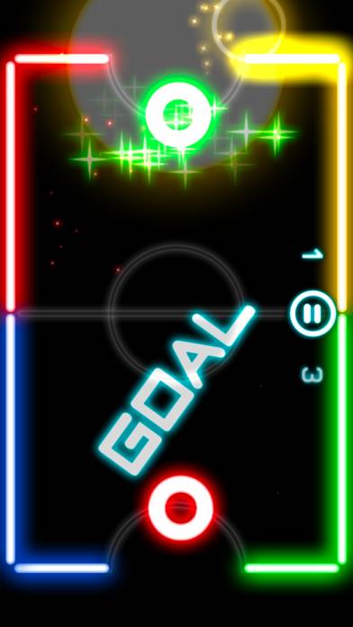 Glow Hockey 2L Capture d'écran de l'application #3