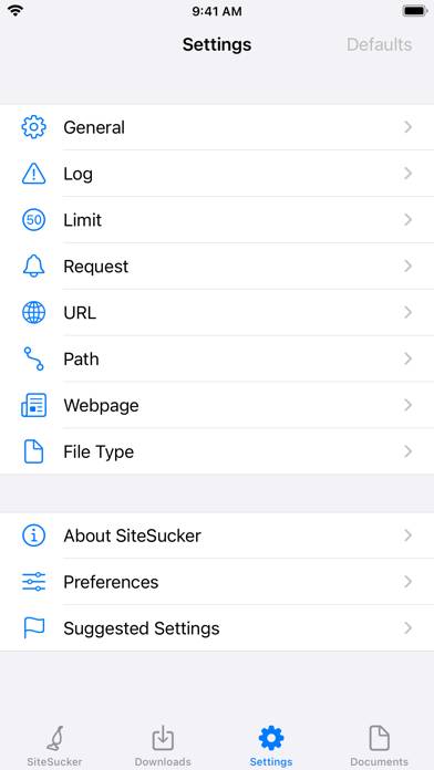 SiteSucker Capture d'écran de l'application #3