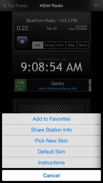 HiDef Radio Pro Schermata dell'app #1