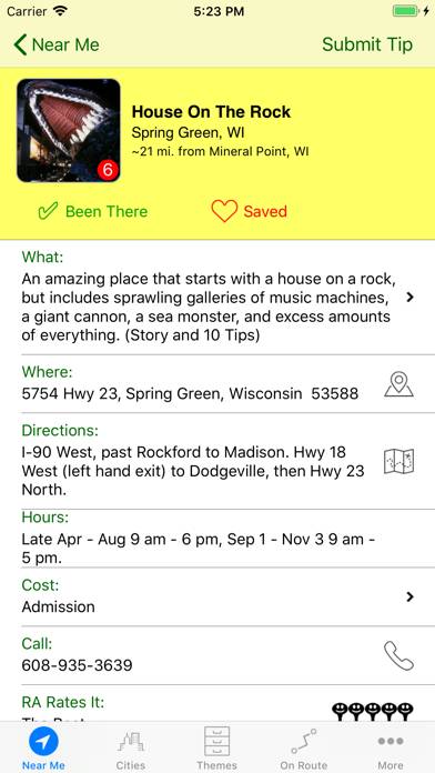 Roadside America App screenshot #3
