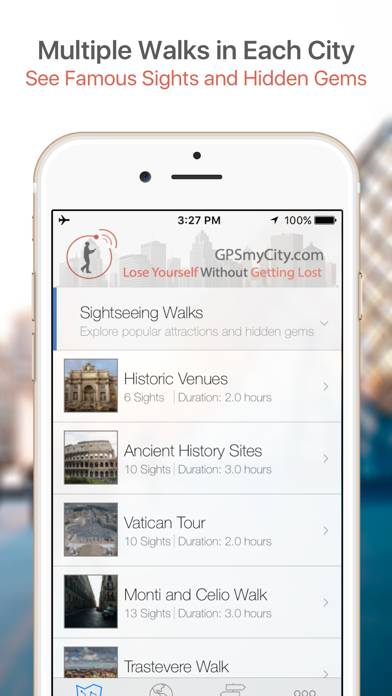 Paris Map & Walks (F) Captura de pantalla de la aplicación #1