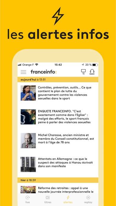 Franceinfo: l’info en continu Capture d'écran de l'application #4