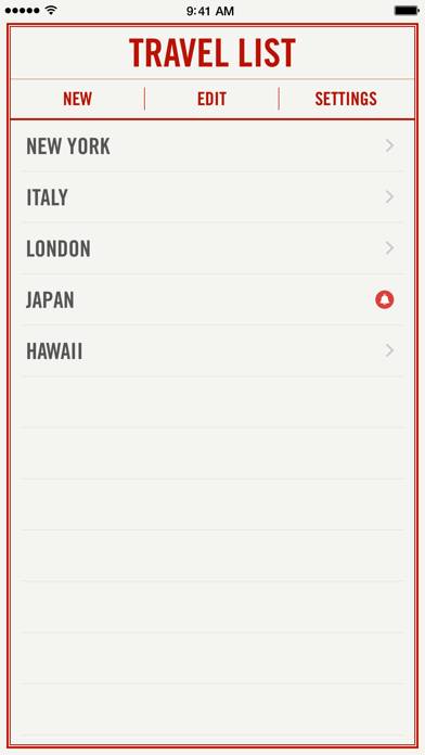 Travel List – Trip Packing App-Screenshot #2