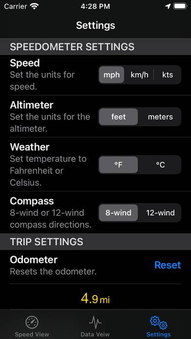 ISpeed Speedometer App screenshot #4