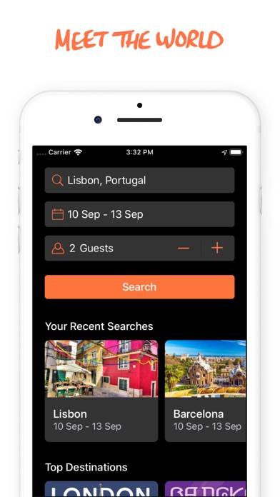 Hostelworld: Hostel Travel App App-Screenshot #1