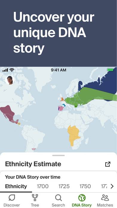 Ancestry: Family History & DNA skärmdump