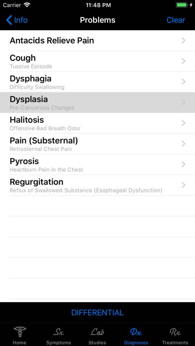 STATworkUP DDx Clinical Guide App screenshot