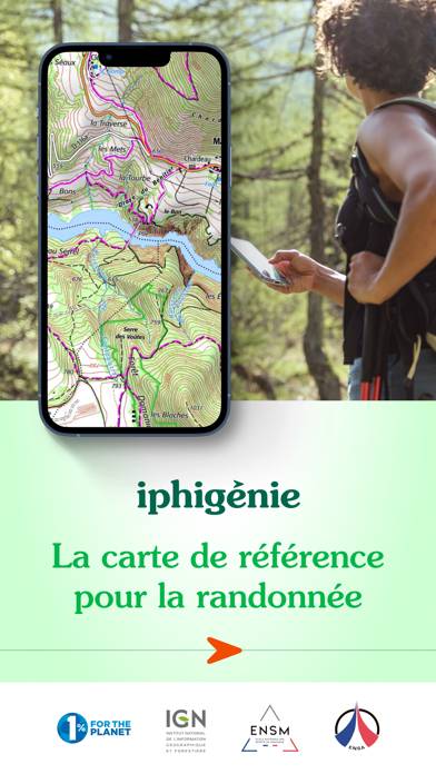 Iphigénie | The Hiking Map App Capture d'écran de l'application #1