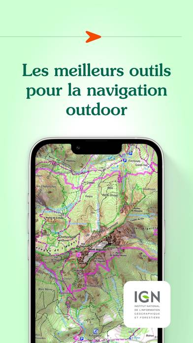 Iphigénie | The Hiking Map App Capture d'écran de l'application #2