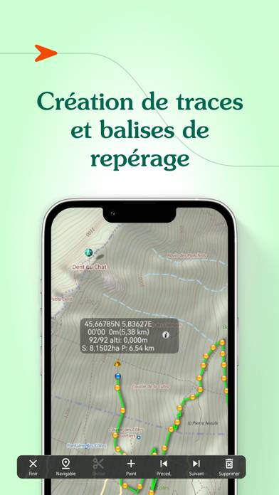 Iphigénie | The Hiking Map App Capture d'écran de l'application #3